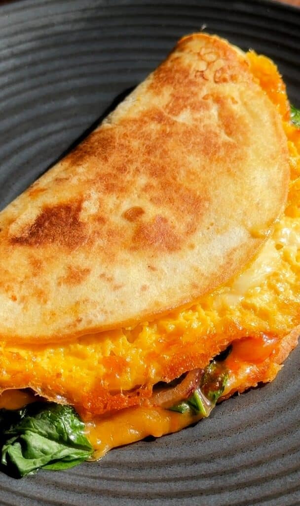 Cheesy Bacon & Egg Breakfast Wrap