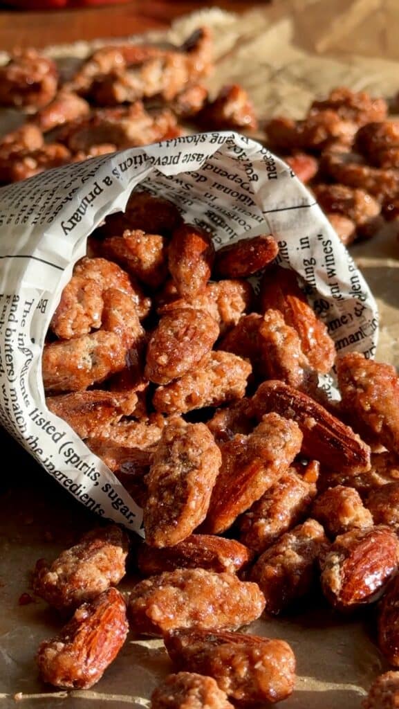 Caramelized Cinnamon Sugar Almonds (Gebrannte Mandeln)