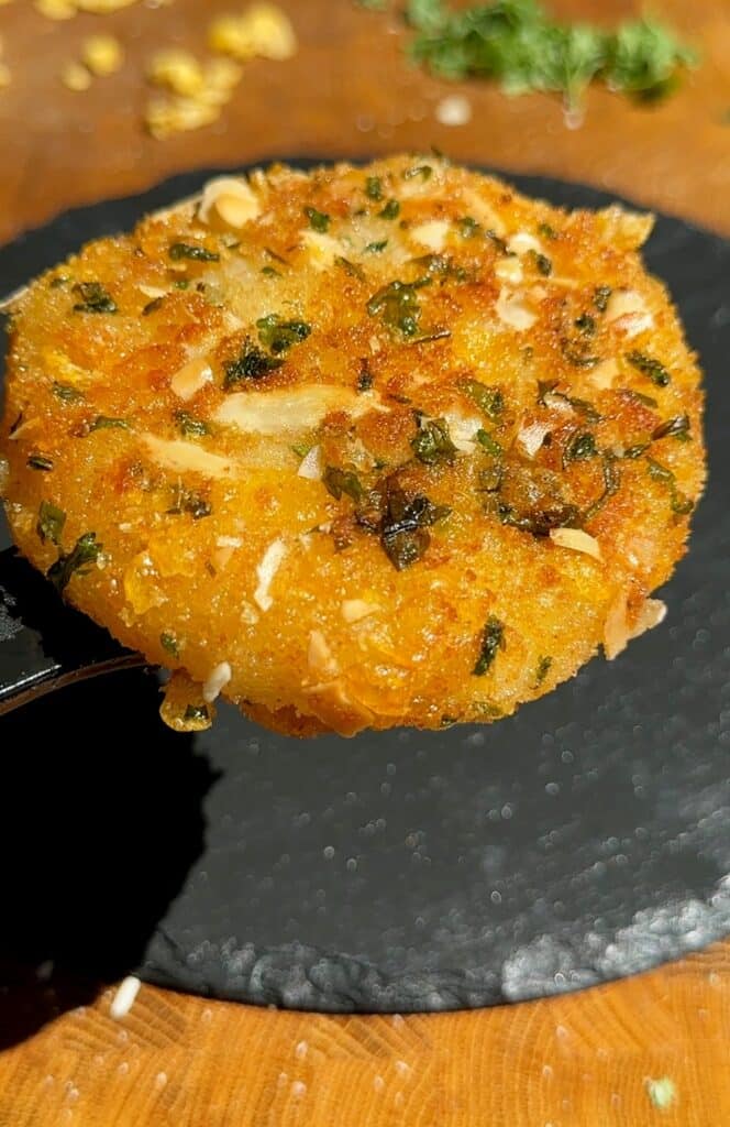 Cheese-Stuffed Crispy Potato Pancakes