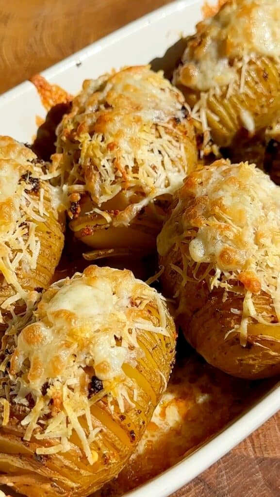 Parmesan Hasselback Potatoes