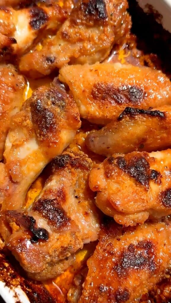 Parmesan and Condensed Milk Chicken Wings