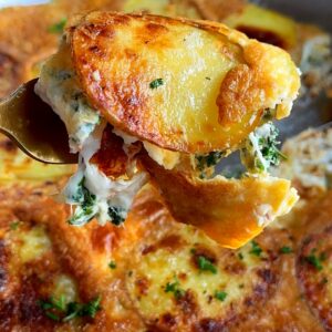 Crispy One Pan Potatoes with Eggs