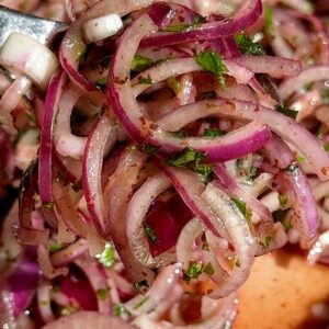 Turkish Sumac Onions (Marinated Onion Salad)