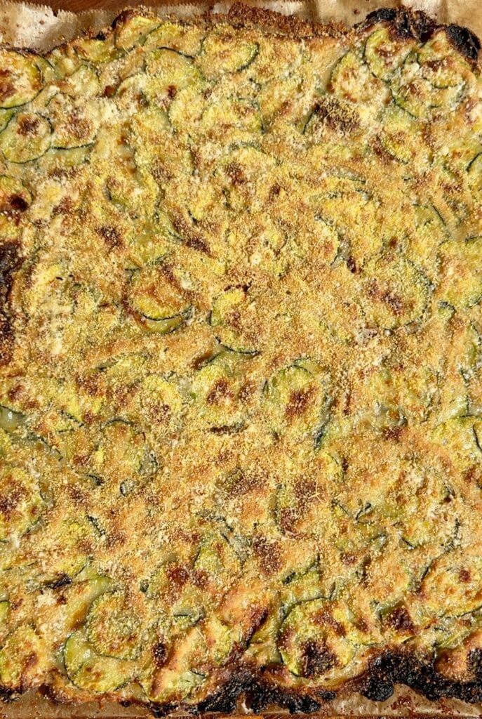 Zucchini Schiacciata (Zucchini Flatbread)