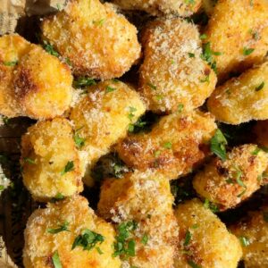 Parmesan Roasted Cauliflower Bites