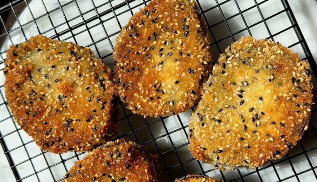 Crispy Sesame Fried Eggplant