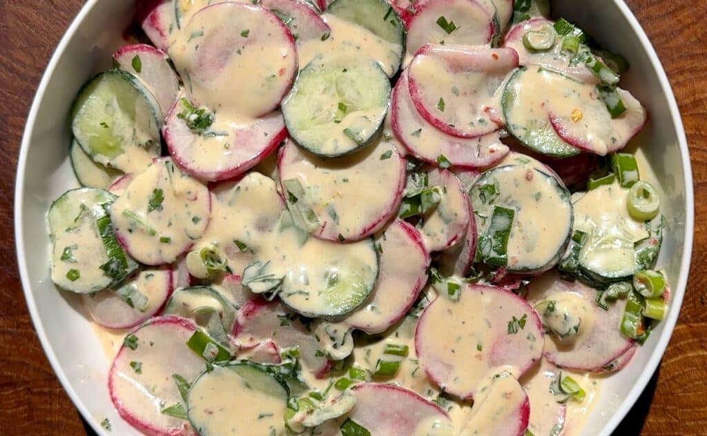 Creamy Radish Salad