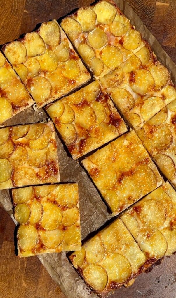 Ham and Potato Pizza Bake