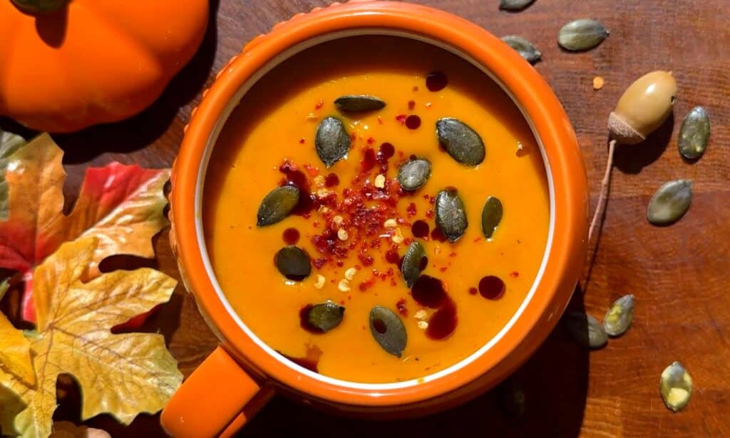 Roasted Pumpkin & Tomato Soup
