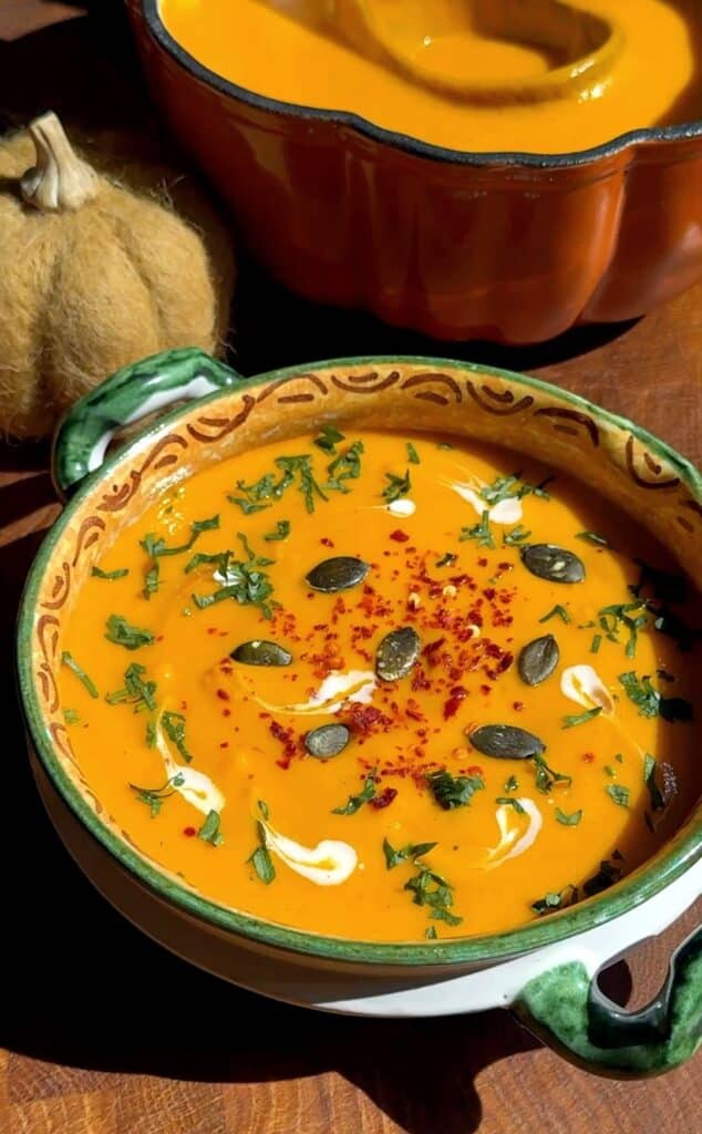 Roasted Squash & Sweet Potato Soup