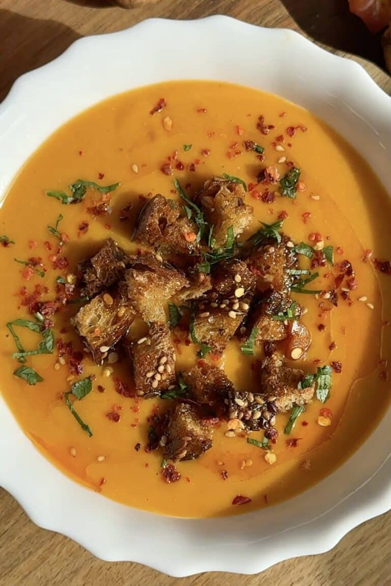 Vegan Creamy Red Lentil Soup