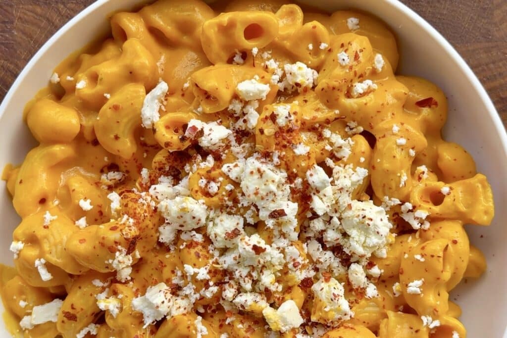 Creamy Pumpkin Feta Pasta