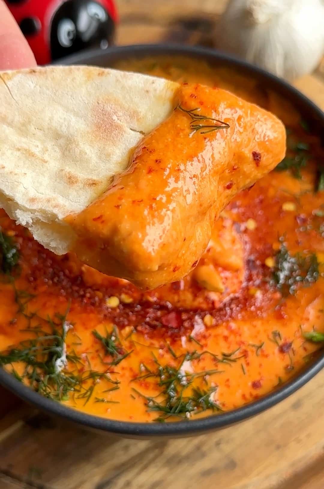 Roasted Red Pepper and Feta Dip