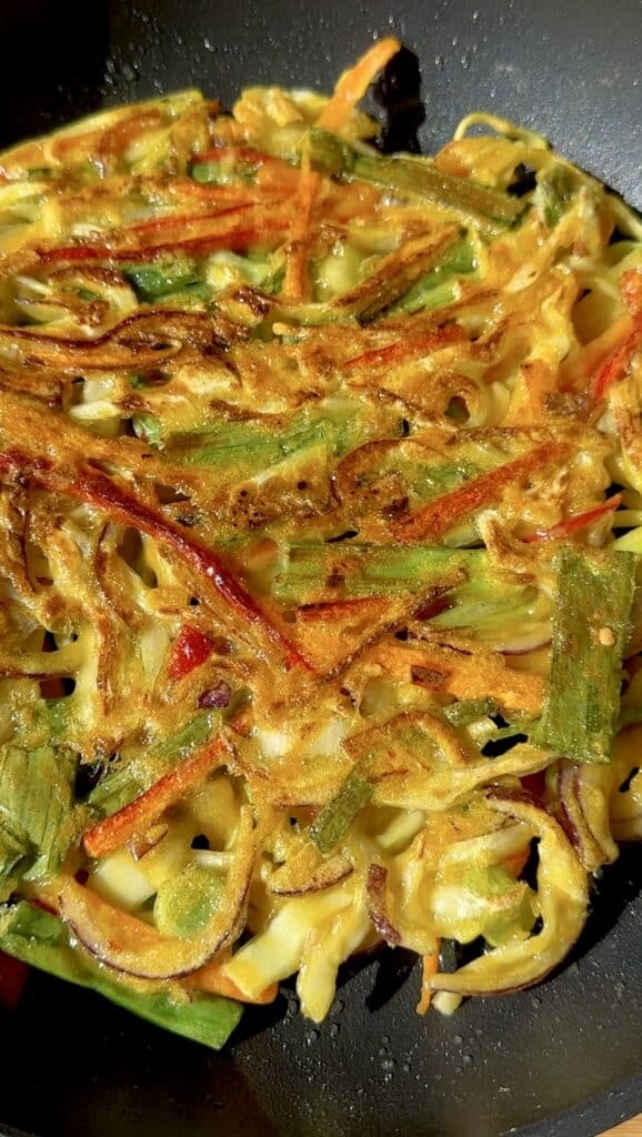 Korean Vegetable Pancakes (Yachaejeon)