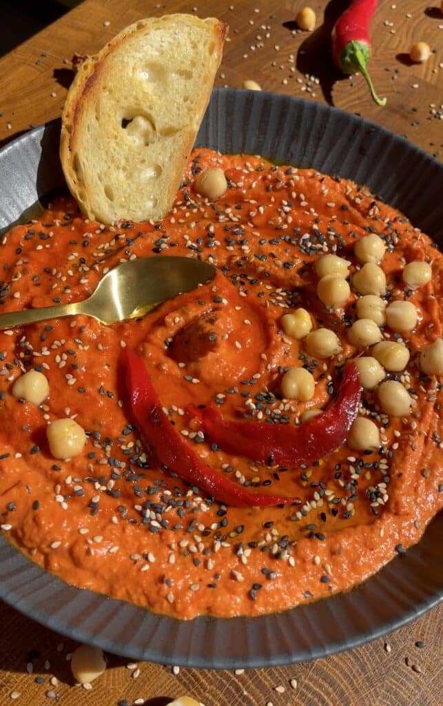 Roasted Red Pepper Hummus