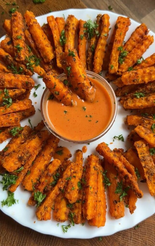 Crispy Oven Baked Carrot Fries