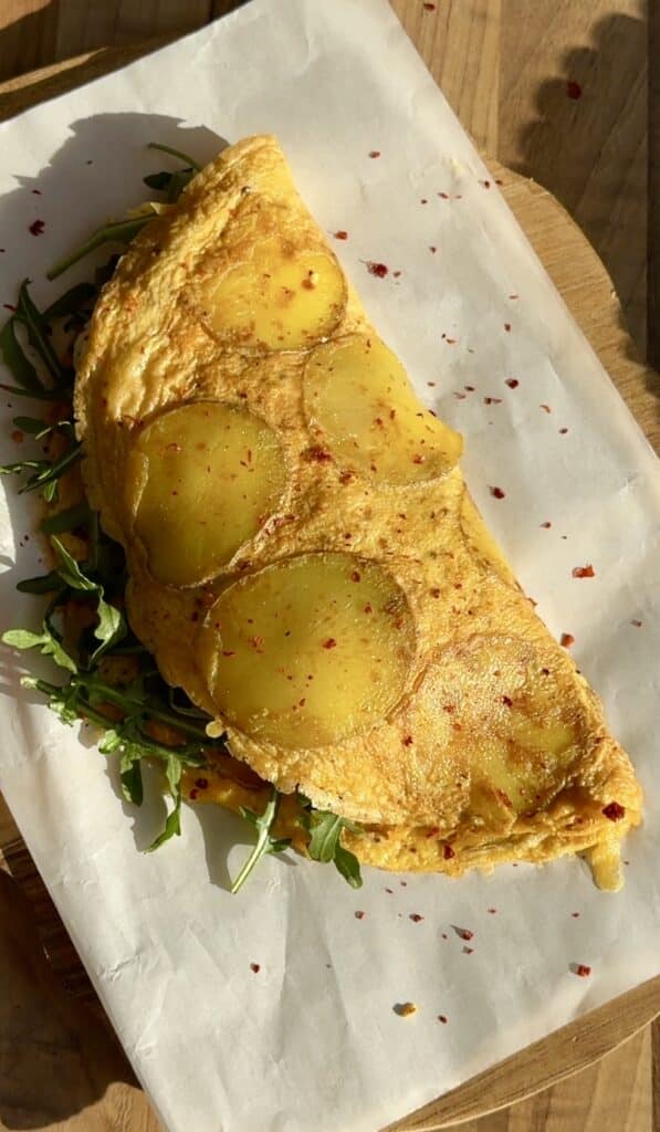 Crispy Potato Egg Wrap