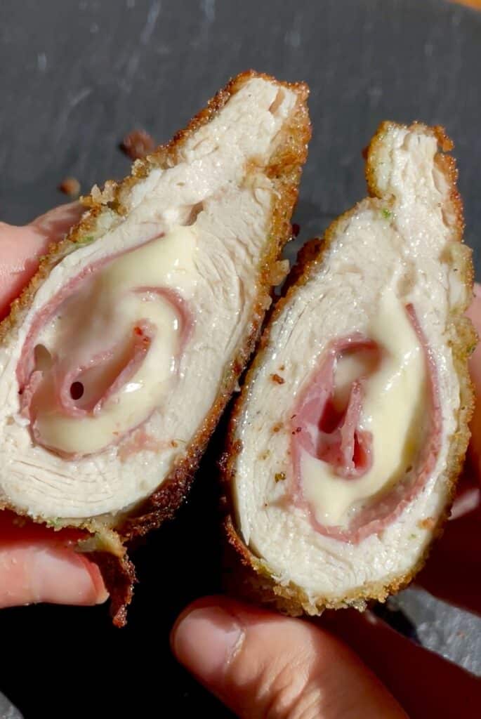 Parmesan Crusted Chicken Cordon Bleu