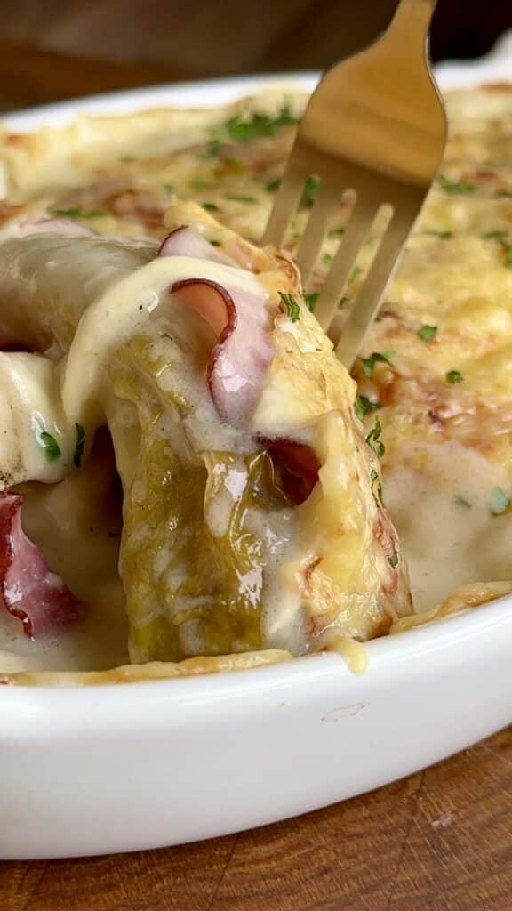 Endive and Ham Gratin 
